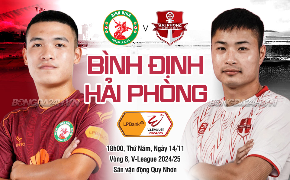 Bình Định hừng hực khí thế tiếp đà thăng hoa khi đón tiếp Hải Phòng